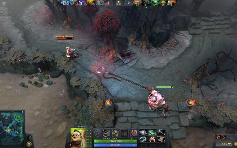 Dota 2 heroes in an official Valve illustration