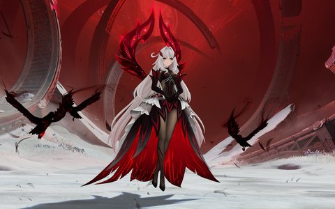 Genshin Impact characters in official HoYoverse artwork