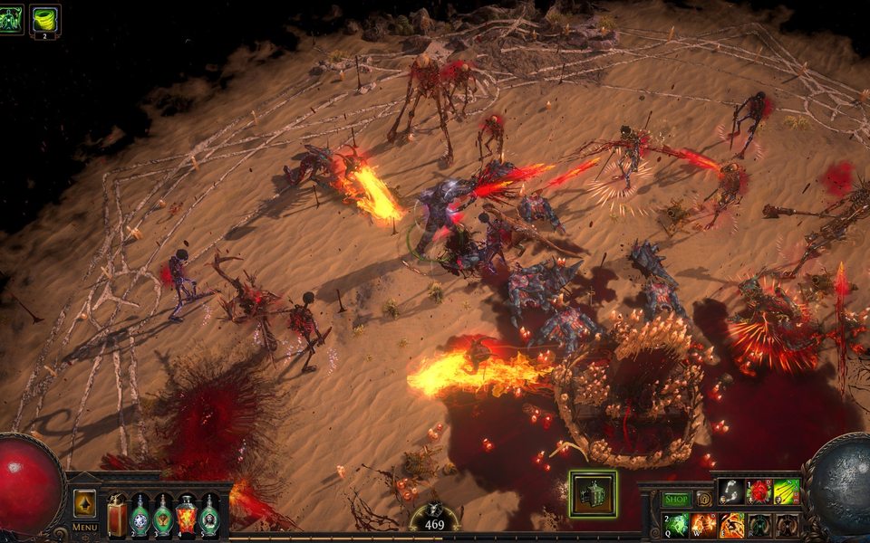 Path of Exile exile in official Grinding Gear Games artwork